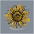 Scribbled Sunflower V-Tee 107997