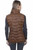 Ribbed Leather Vest,Front Zip Ribbed Leather Vest L621