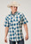 Arrow Dobby Plaid Snap Shirt 0062-0313