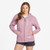 Bold Heart Flower Fleece Zip Hoodie 99640