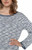 Crop Stripe Sweater LM8C90SK16
