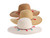 Cancun Paper Braid Round Crown Hat LP310