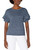 1/2 Sleeve Drop Shoulder Tee With Ruffle LM8C49K15P35