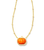Pumpkin Gold Short Pendant Necklace In Orange Mother-Of-Pearl 9608880812 Pumpkin Gold Short Pendant Necklace In Orange Mother-Of-Pearl 9608880812