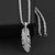 Feather Necklace 24" Chain 32126