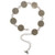 Round Concho Crystal Inlay Belt D140009136