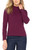 Mock Neck Button Sleeve Sweater LM8J03K61