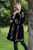 Danica Long Black Embroidered Coat DANICA LONG EMB COAT