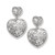 Contempo Heart Double Post Drop Earrings JA0087