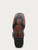 OStrich Embroidery Wide Square Toe Boot A4974