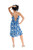 Short Dress with Ruff AZURA SHORT GYPSY DRESS