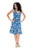 Short Dress with Ruff AZURA SHORT GYPSY DRESS