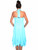 HALTER DRESS WITH RUFFLE TRIM PSL-054