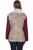 FAUX FUR TRIM Vests 8000