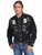 Skull Rose Embroidered Shirt P-771
