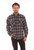 Flannel Button Up with Elbow Patches 5340