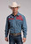 Americana Denim Flag Peral Snap Shirt 0185-0106