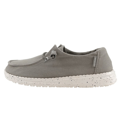Hey Dude Wendy Slip-On Shoes – Sparkling Pearl Grey (Women's 121413312)