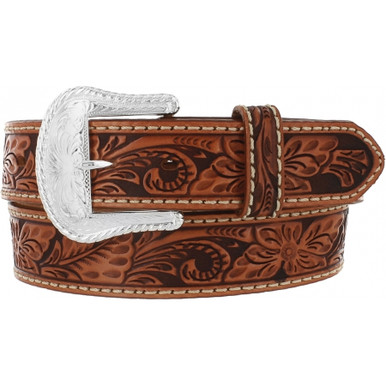 Floral Hand Tooled Belt C40064 - Parts Unknown