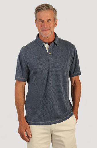 Sueded Dobby Modal Tencel Polo E5M40SKD - Parts Unknown