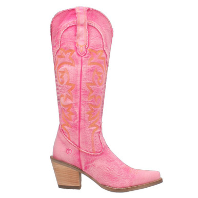 BORDERS ピンク ティアード サイズ38 Dingo-Texas Tornado Snip Toe Boot DI943 - Parts Unknown