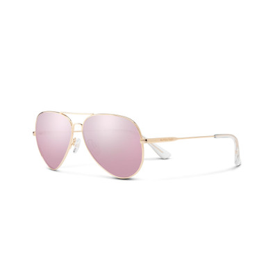 Hard Deck Rose Gold + Polarized Pink Gold Mirror Sunglasses