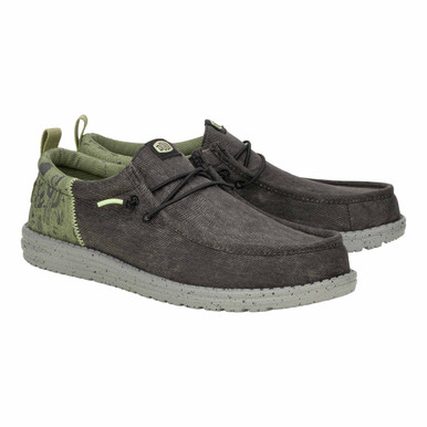 Hey Dude Wally Funk Desert Landscape Green Men’s 10 NEW Hey Dude Men`s Green Wally Funk Desert Casual Shoe main image 4