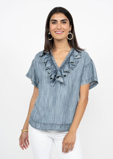 THE TOÉ Ifestou Frill Top Ifestou Frill Top – THE TOÉ
