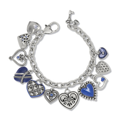 One Heart Link Charm Bracelet JF0302 - Parts Unknown