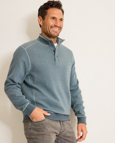 Flip Coast Reversible Snap Mock Sweatshirt ST227125 - Parts Unknown