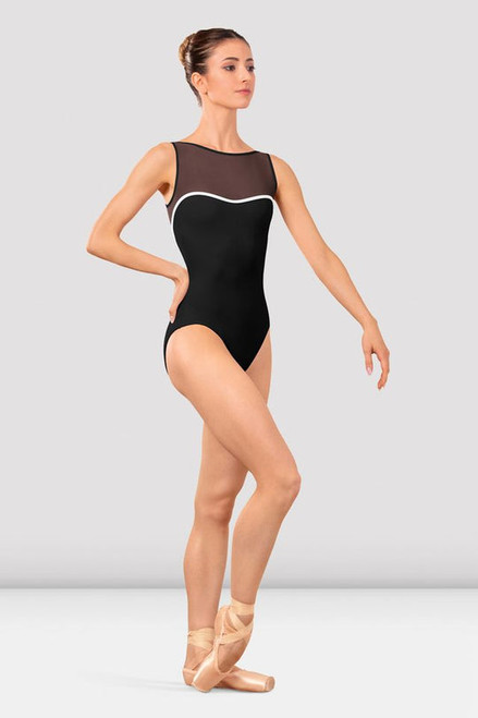 Bloch Arno Boat Neck Mesh Back Leo