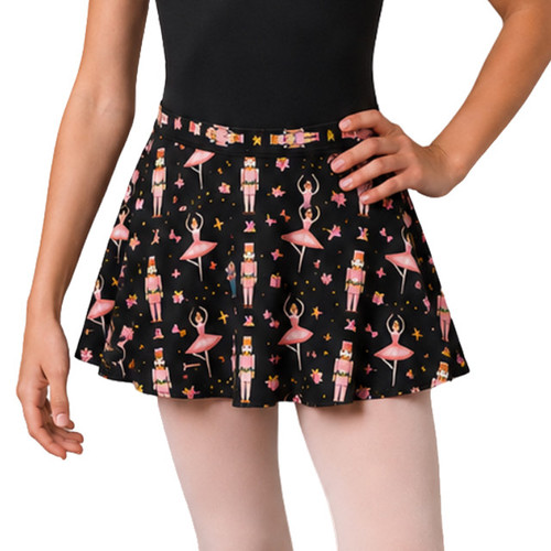 DanzNMotion Nutcracker Print Skirt