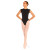 Eurotard Womens Microfiber Zipper Back Cap Sleeve Leotard