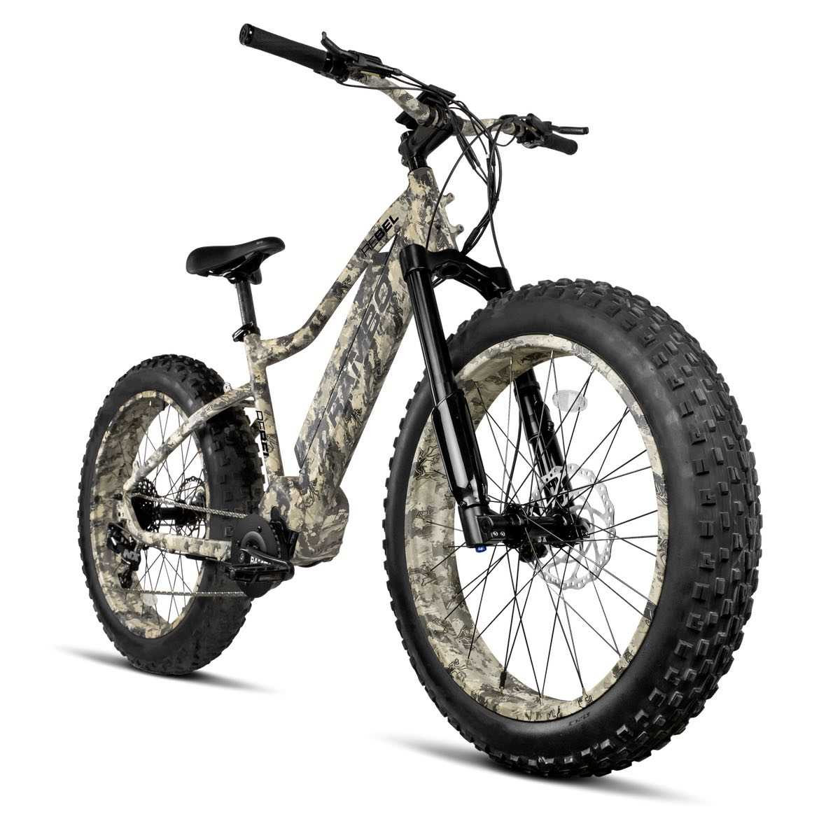 Camo Rambo 750w R750 G4 Electric Bike Rambo Bikes R750 Fat Bike