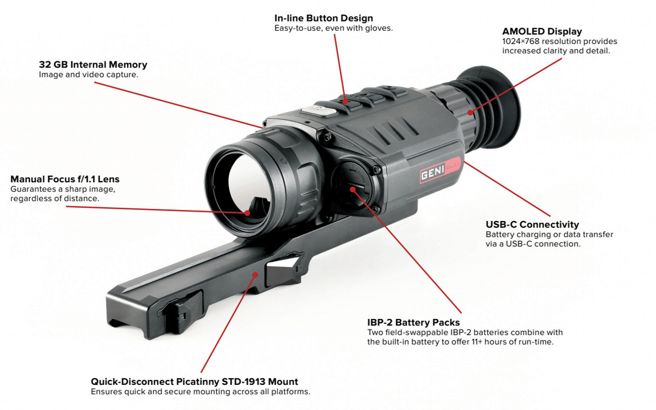nfiRay Outdoor RICO G 384 3X 35mm Thermal Monocular - Advanced