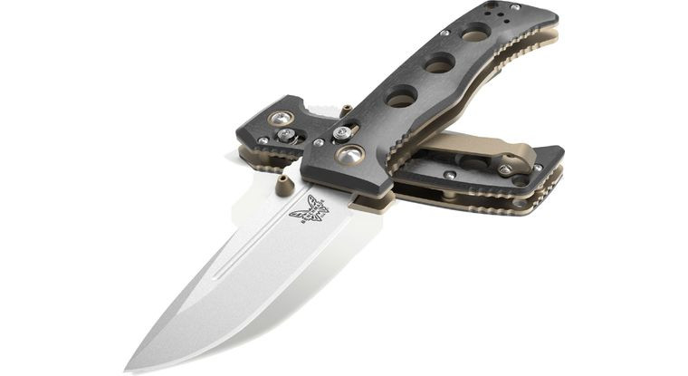 Benchmade 273-03 Mini Adamas® – Compact Toughness with Marbled Carbon ...