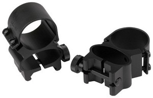 WEAVER RINGS DETACHABLE TOP MOUNT SEE-THRU 1" MEDIUM MATTE