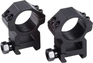 TRADITIONS RINGS TACTICAL 1" 4 SCREW HIGH MATTE BLACK