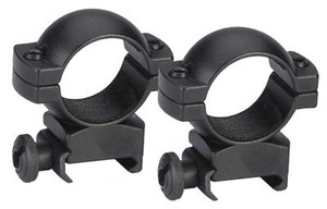 TRADITIONS RINGS 1" WEAVER HIGH MATTE BLACK