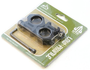 UTG RINGS 1" LOW PROFILE MATTE BLACK PICATINNY/WEAVER