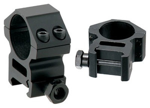 UTG RINGS 30MM MEDIUM PROFILE MATTE BLACK PICATINNY/WEAVER