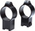 TALLEY RINGS LOW 1" CZ 452455 512513 11MM DOVETAIL BLACK