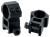 UTG RINGS 1" HIGH PROFILE MATTE BLACK PICATINNY/WEAVER