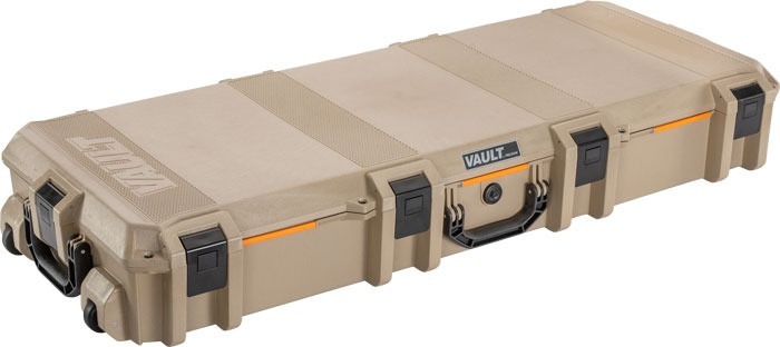 PELICAN VAULT TACTICAL RIFLE CASE W/ WHEELS/FOAM 44" TAN