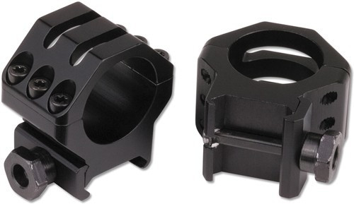 WEAVER RINGS 6-HOLE TACTICAL 1" HIGH MATTE .400"