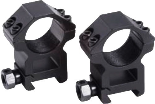 TRADITIONS RINGS TACTICAL 1" 4 SCREW HIGH MATTE BLACK