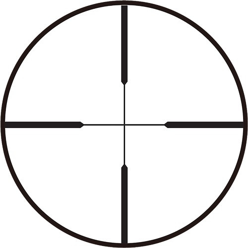 TRUGLO SCOPE BUCKLINE 4X32MM DUPLEX BLACK W/WEAVER RINGS