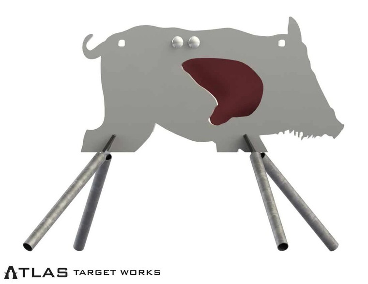 AR500 Reactive 32" Ferel Hog Target