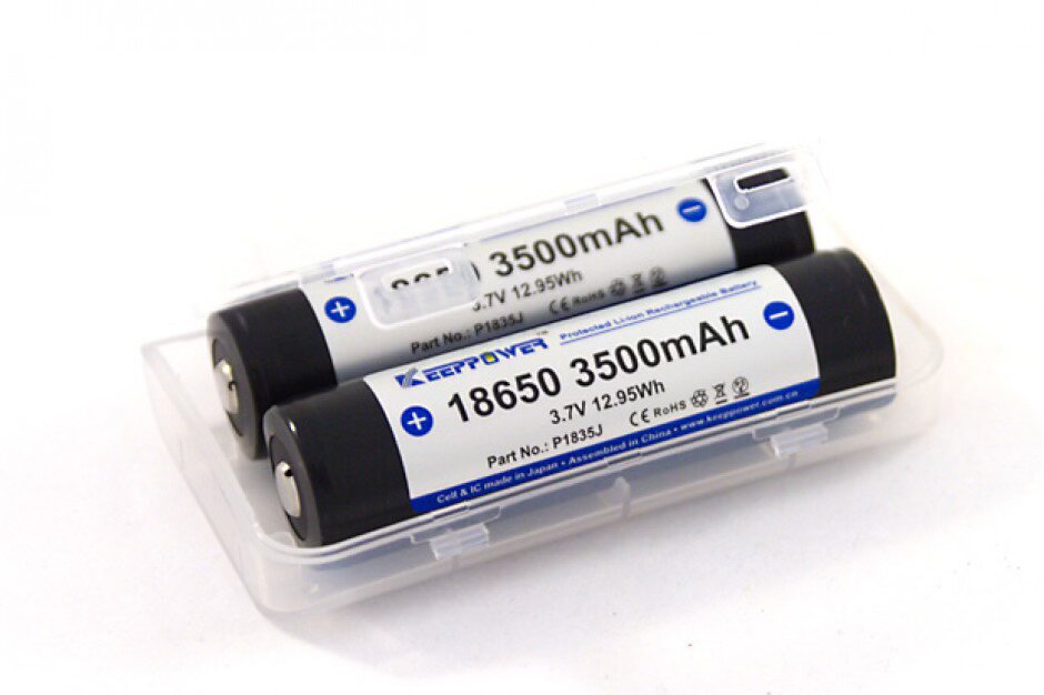 KeepPower 18650 Rechargeable Battery 2 Pack
