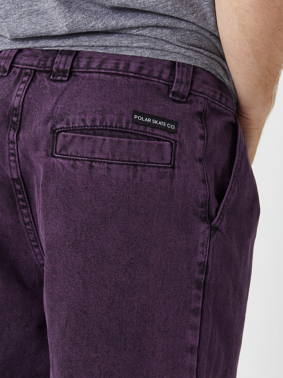 POLAR SKATE CO GRUND CHINOS PURPLE BLACK